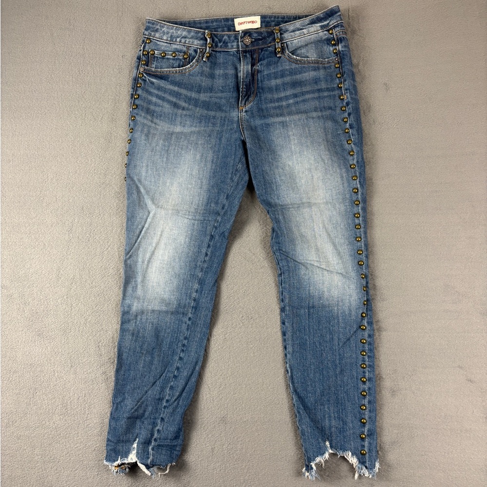 DRIFTWOOD Jackie Blue Jeans with Side Embellishments